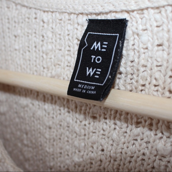 Me to We sweater size medium - Picture 5 of 5